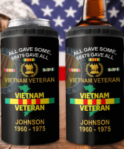 Personalized Vietnam Veteran Can Cooler Tumbler UKNT5130501