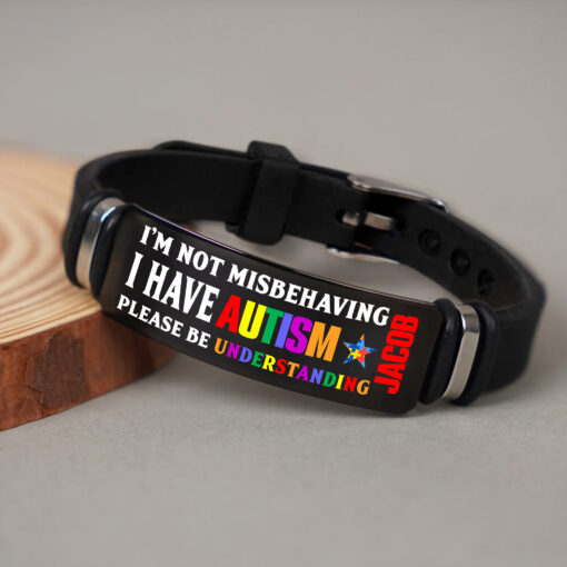 Personalized Autism Support Bracelet for Children – Kindness Reminder Wristband MQNT5090504 - Image 3