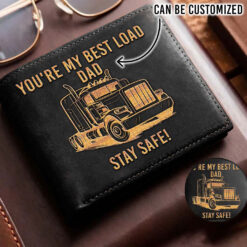 Personalized Truck Diver Leather Wallet MQND5080505