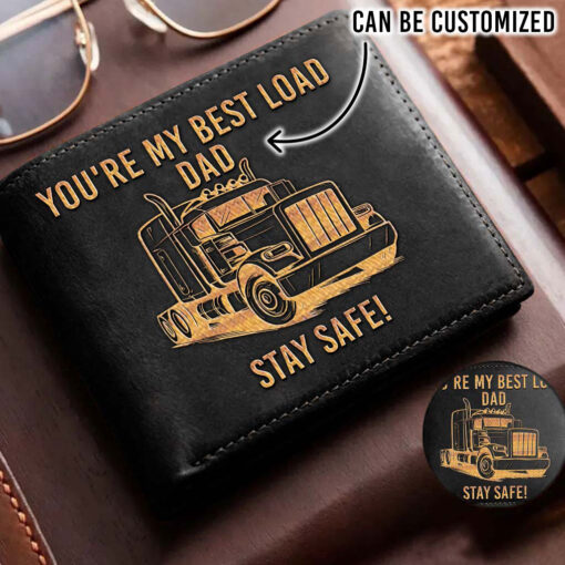 Personalized Truck Diver Leather Wallet MQND5080505