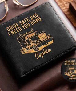 Personalized Truck Diver Leather Wallet MQND5090501