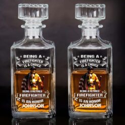 Personalized Fire Fighter Whiskey Bottle MQHM5120503