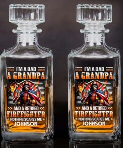 Personalized Fire Fighter Whiskey Bottle MQHM5120505