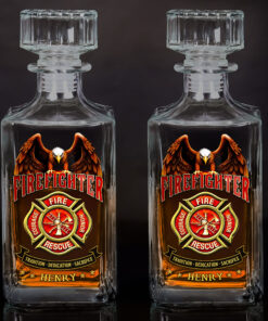 Custom Firefighter Whisky Bottle THHH5130501