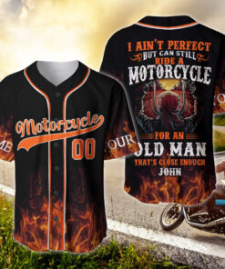 Personalized Motorcycle Baseball Jersey, Gift For Biker UKHH5160501