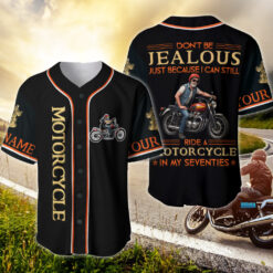 Personalized Motorcycle Baseball Jersey, Gift For Biker UKHH5160502