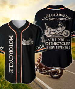 Personalized Motorcycle Baseball Jersey, Gift For Biker UKHH5190501