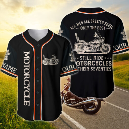 Personalized Motorcycle Baseball Jersey, Gift For Biker UKHH5190501
