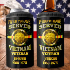 Personalized Vietnam Veteran Can Cooler Tumbler UKNT5150503
