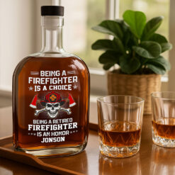 Custom Firefighter Whiskey Decanter MQTZ5210505