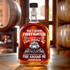 Custom Firefighter Whiskey Decanter MQTZ5210504