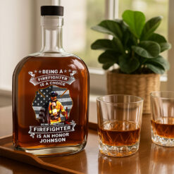 Custom Firefighter Whiskey Decanter MQTZ5210503