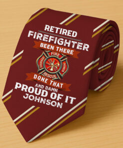 Personalized Firefighter Tie QFTZ5210509