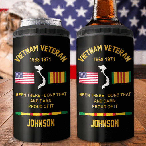 Personalized Vietnam Veteran Can Cooler Tumbler UKNT5130502 - Image 2
