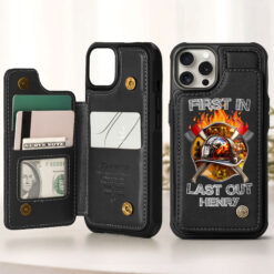Custom Name Firefighter First In Last Out Flip Phonecase THHH5260502