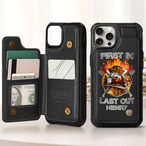 Custom Name Firefighter First In Last Out Flip Phonecase THHH5260502