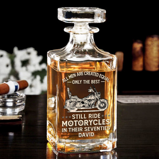 Personalized Motorcycle Whiskey Bottle UKHH5270502 - Image 2