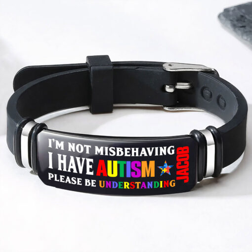 Personalized Autism Support Bracelet for Children – Kindness Reminder Wristband MQNT5090504 - Image 4