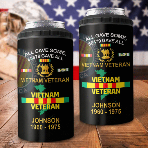 Personalized Vietnam Veteran Can Cooler Tumbler UKNT5130501 - Image 2