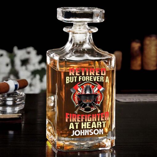 Personalized Fire Fighter Whiskey Bottle MQHM5120504 - Image 2