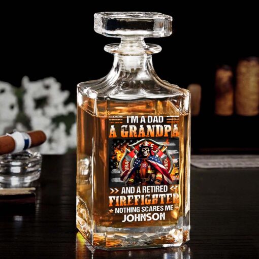 Personalized Fire Fighter Whiskey Bottle MQHM5120505 - Image 2