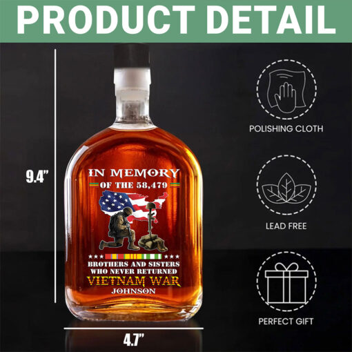 Custom Veteran Whiskey Decanter THTZ5220506 - Image 4