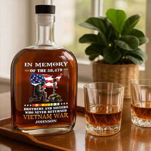 Custom Veteran Whiskey Decanter THTZ5220506 - Image 3