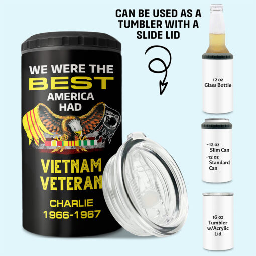 Personalized Vietnam Veteran Can Cooler Tumbler UKNT5150504 - Image 3
