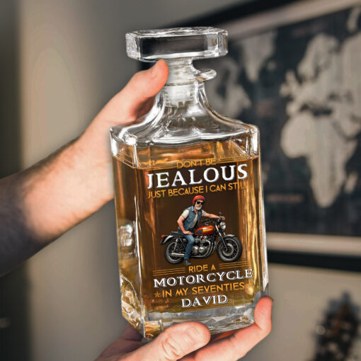 Personalized Motorcycle Whiskey Bottle UKHH5260504 - Image 4