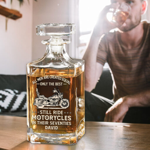 Personalized Motorcycle Whiskey Bottle UKHH5270502 - Image 3