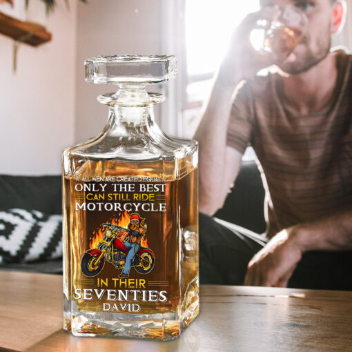 Personalized Motorcycle Whiskey Bottle UKHH5270501 - Image 3
