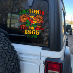 Personalized Juneteenth Car Sticker UKNT5300502