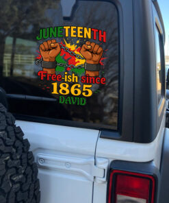 Personalized Juneteenth Car Sticker UKNT5300502