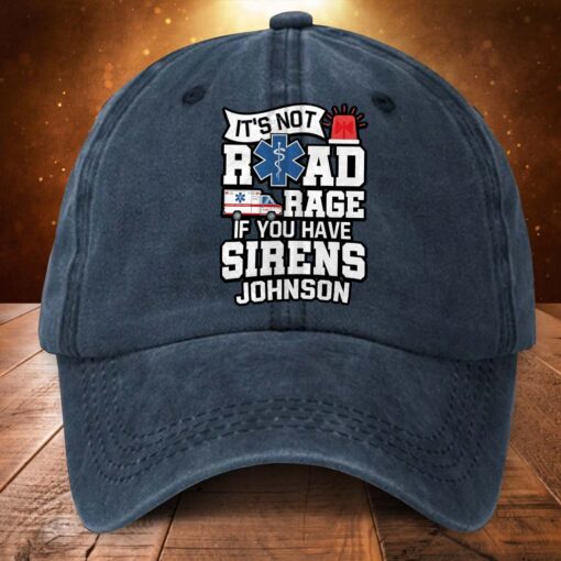 Personalized EMS Distressed Washed Cotton Printed Hat MQND5240504 - Image 2