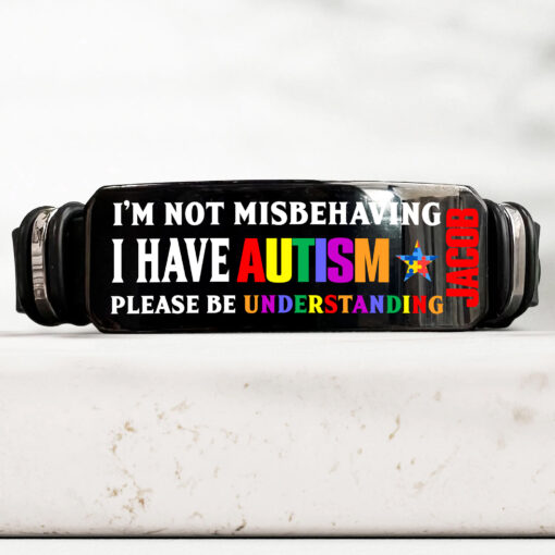 Personalized Autism Support Bracelet for Children – Kindness Reminder Wristband MQNT5090504 - Image 5