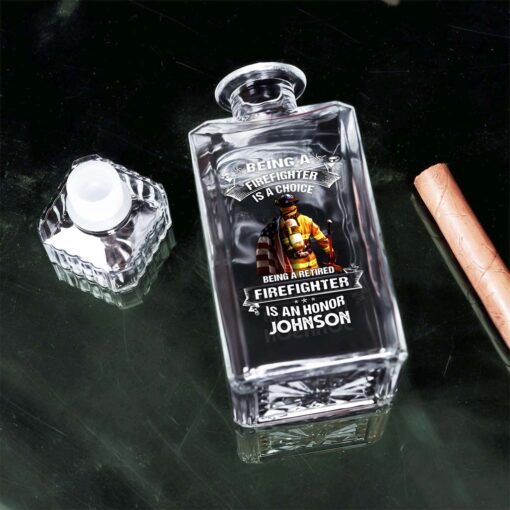 Personalized Fire Fighter Whiskey Bottle MQHM5120503 - Image 3