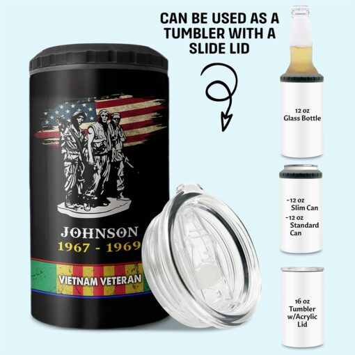 Personalized Vietnam Veteran Can Cooler Tumbler UKNT5130503 - Image 3