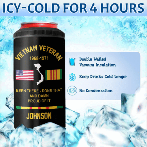Personalized Vietnam Veteran Can Cooler Tumbler UKNT5130502 - Image 4