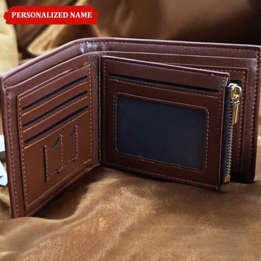 Personalized Truck Diver Leather Wallet MQND5090502 - Image 4