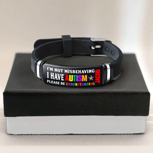 Personalized Autism Support Bracelet for Children – Kindness Reminder Wristband MQNT5090504 - Image 6