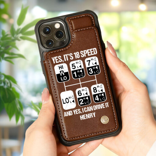 Personalized Truck Driver Leather Flip Wallet Phone Case MQHH5090504 - Image 4