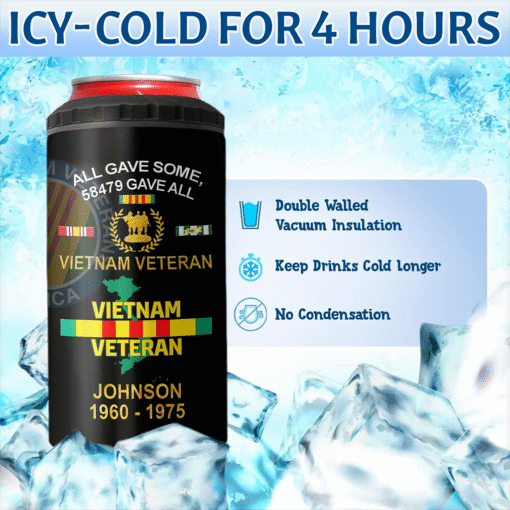 Personalized Vietnam Veteran Can Cooler Tumbler UKNT5130501 - Image 4