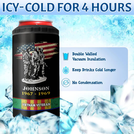 Personalized Vietnam Veteran Can Cooler Tumbler UKNT5130503 - Image 4