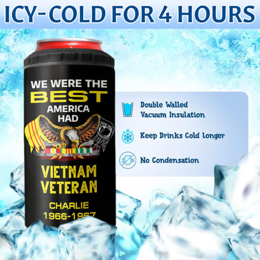 Personalized Vietnam Veteran Can Cooler Tumbler UKNT5150504 - Image 4