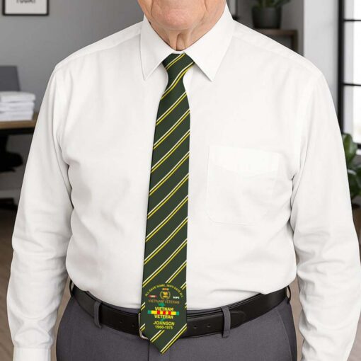 Personalized Vietnam Veteran Tie QFTD5230502 - Image 4