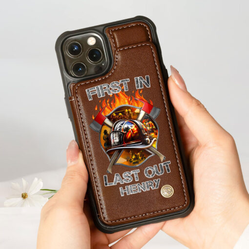 Custom Name Firefighter First In Last Out Flip Phonecase THHH5260502 - Image 4