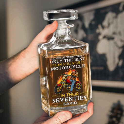 Personalized Motorcycle Whiskey Bottle UKHH5270501 - Image 4