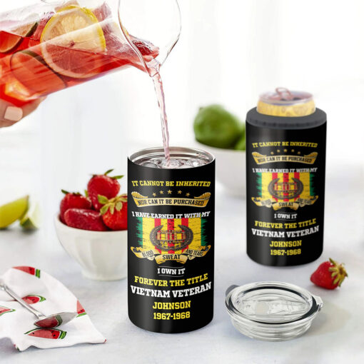 Personalized Vietnam Veteran Can Cooler Tumbler UKNT5150502 - Image 5