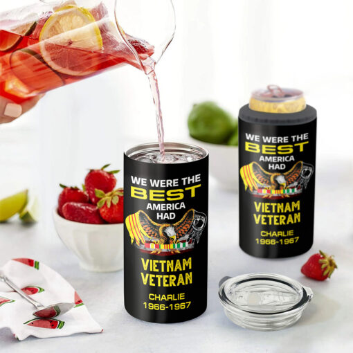 Personalized Vietnam Veteran Can Cooler Tumbler UKNT5150504 - Image 5
