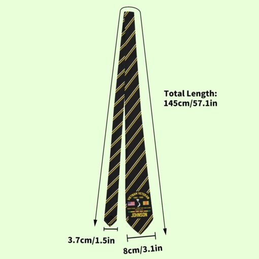 Personalized Vietnam Veteran Tie QFTD5230501 - Image 5
